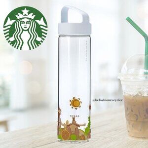 Starbucks TEXAS YAH Glass Bottle You Are Here Texas 18.5oz